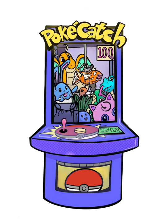 Retro Pocket Monster Claw Machine